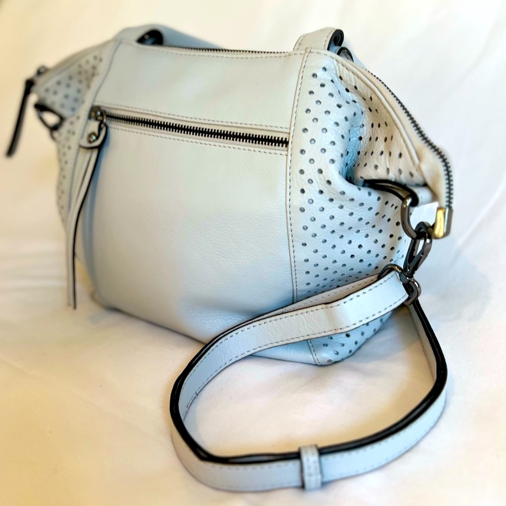 Genuine Leather Bag Grey